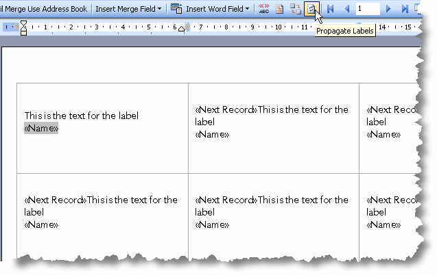Mail merge graphics