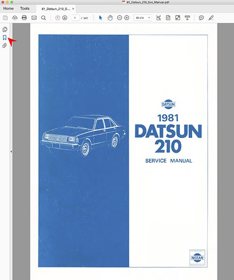 1981 Datsun 210 Manual PDFs - General Discussion - Ratsun Forums