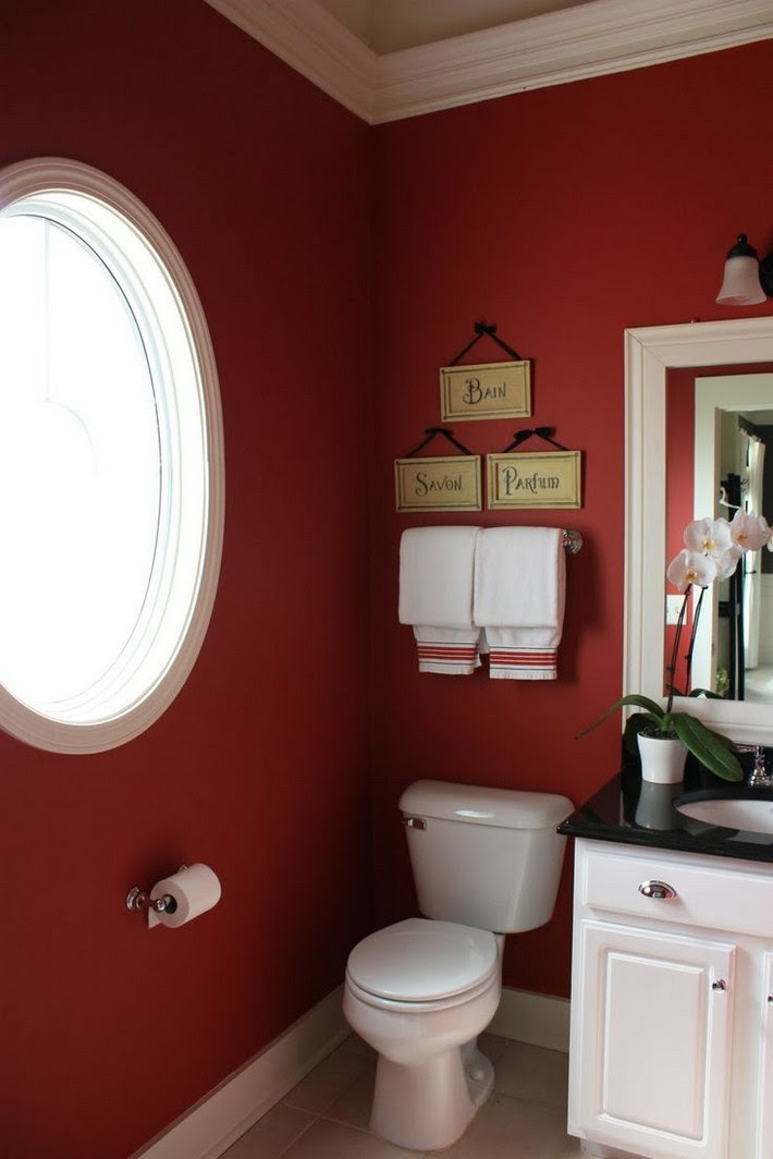 Ideas to use Marsala on your bathroom decor  Inspiration and Ideas from Maison Valentina