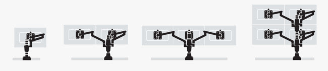 Flo Monitor Arm Suggested Setups