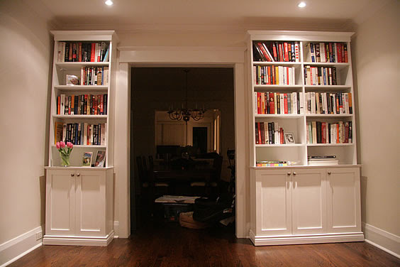 bookshelves