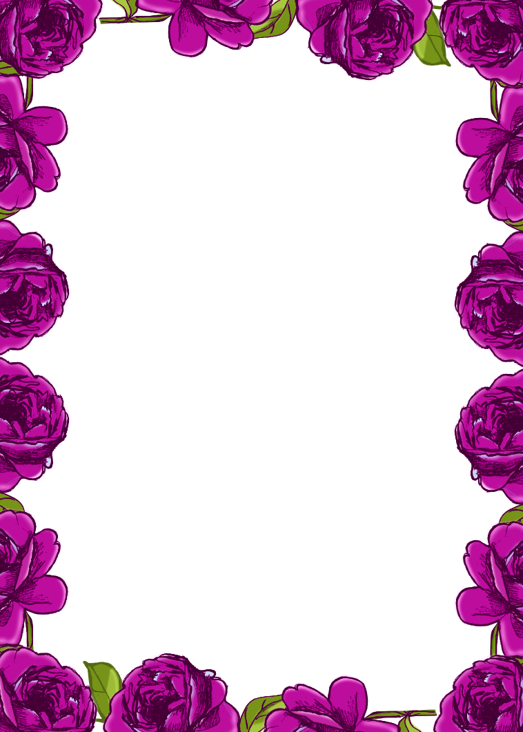 Free Purple Flower Border Download Free Purple Flower Border Png Images Free Cliparts On Clipart Library