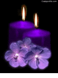 velas violetas