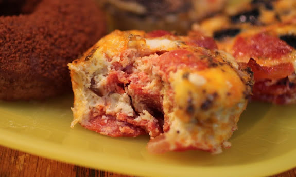 Mini Egg Pizza Muffins