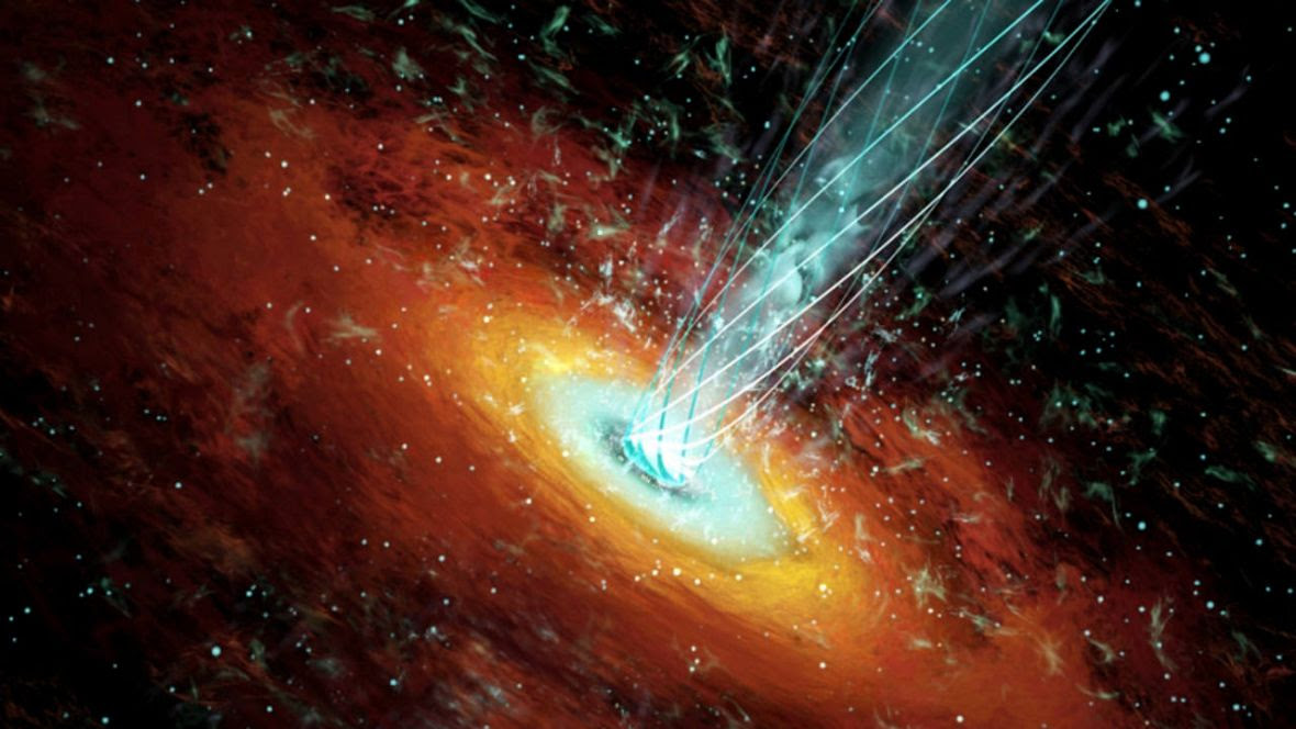Los núcleos de galaxias activas son los objetos más energéticos del universo.