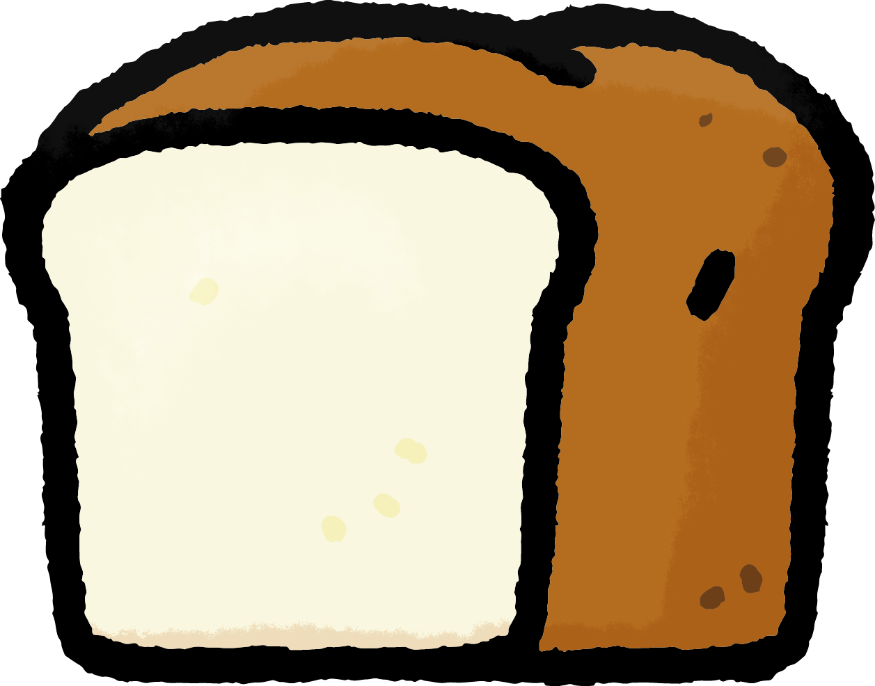 食パンのイラスト かわいい無料イラスト素材