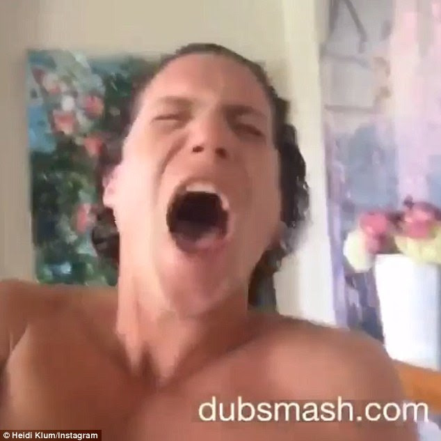 Sing it! Vito didn't hold back as he pretended to belt out Mariah's impressively high notes