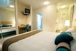 This Is The Bedroom Features Studio Apartment with Fresh Modern ...