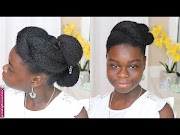 Best Natural Hair Updo Hairstyle for Prom Wedding and Formal Events, viral!