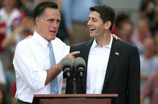 Paul Ryan and Mitt Romney