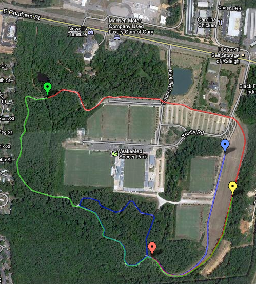 Wakemed Soccer Park Map Bare Trails: Cary (WakeMed) Soccer Park Trail Review