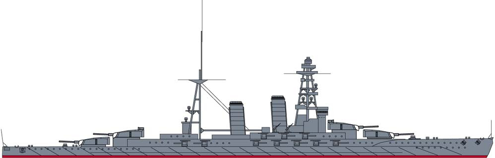 艦艇データ集 日本皇国 戦艦 長門型戦艦