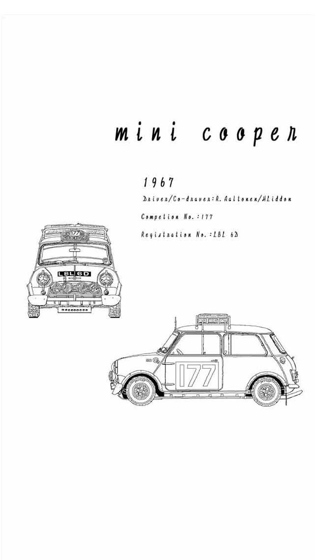 ミニクーパーが好き ひよこひ 壁紙 Iphone