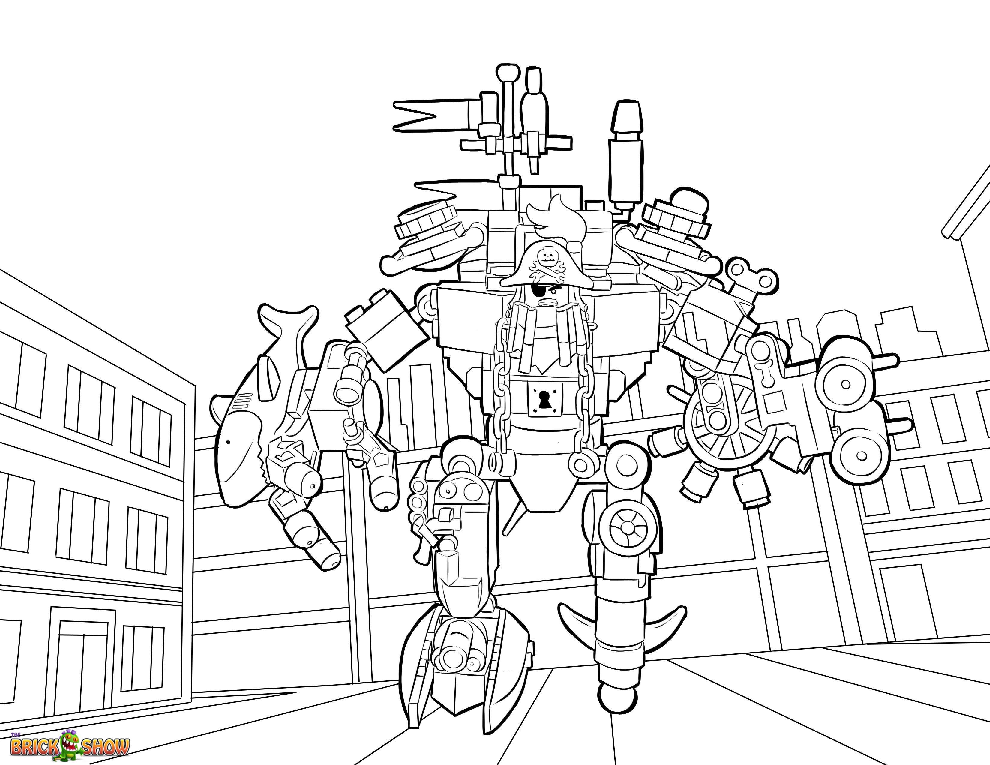 Lego pirates coloring pages