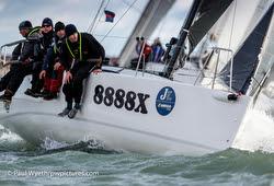 J/88 sailing Solent