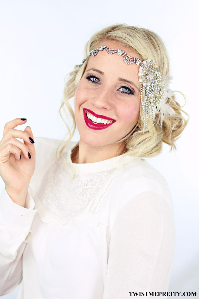 2 gorgeous GATSBY hairstyles for Halloween... or a wedding ...