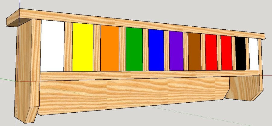 Barnwood Karate Belt Holder - by TObenhuber @ LumberJocks ...