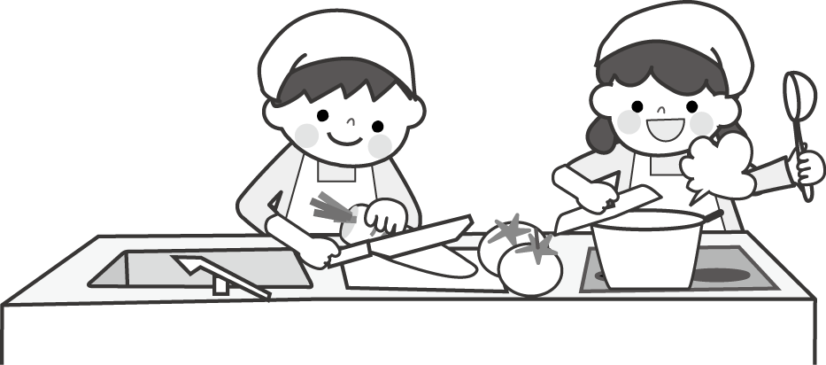 料理 お手伝いのイラスト 挿絵 無料イラスト フリー素材