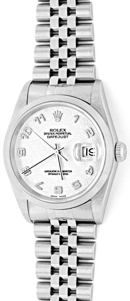 Original-Foto 2, ROLEX DATEJUST HR STAHL OYSTER PERPETUAL JUBILEE