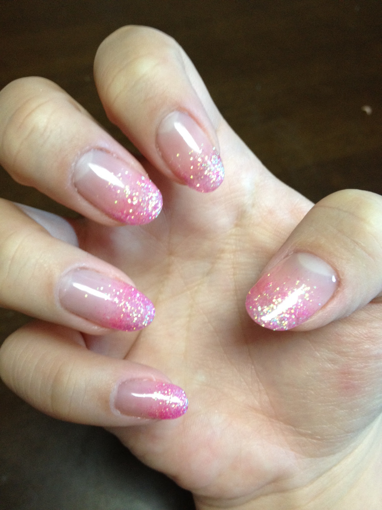 シンプルラメグラデーション 出張ネイル K Nail