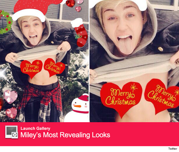 Miley Cyrus Flashes Her 16 Million Twitter Followers | toofab.com
