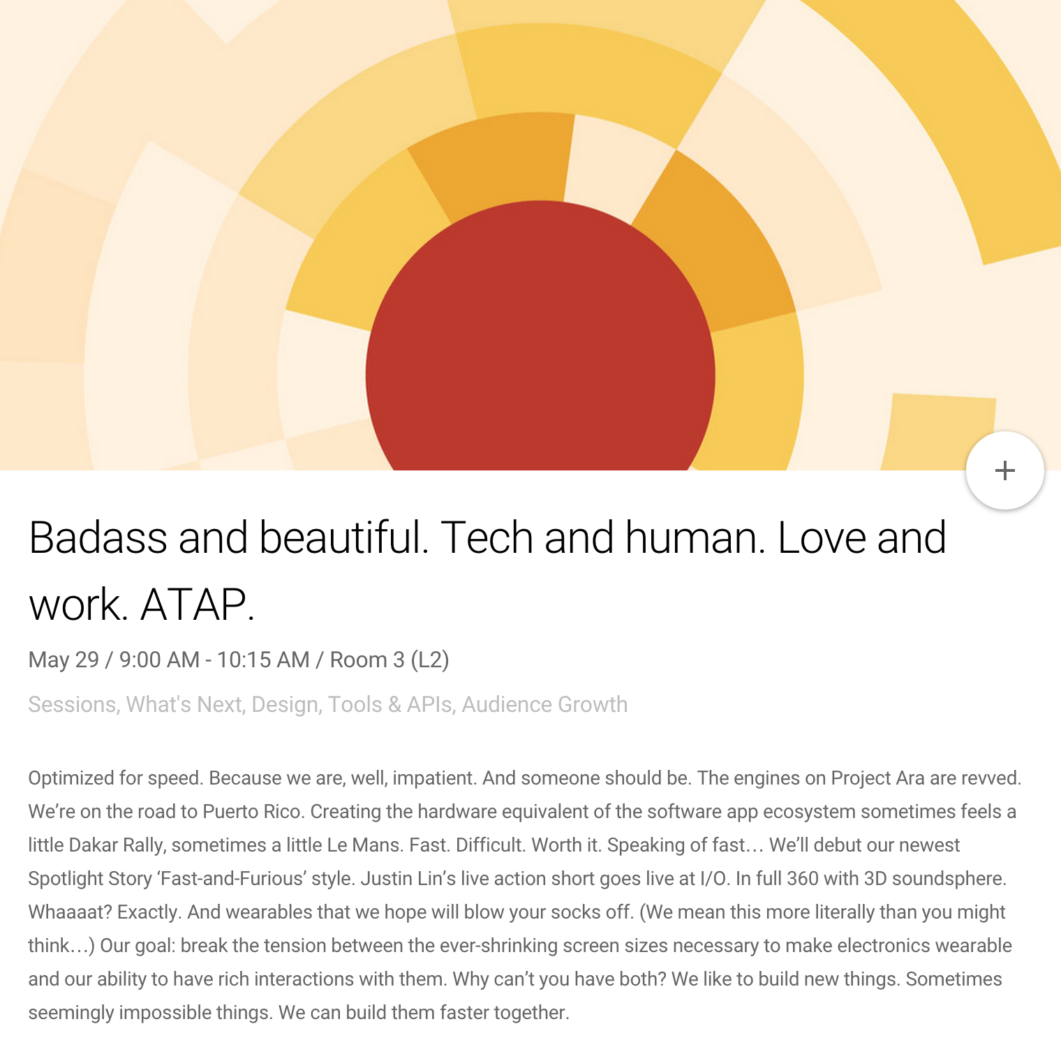 Google ATAP will debut a wearable at I O that will Google ATAP will debut a wearable at I O that will