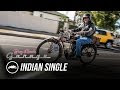 Jay and a 1912 Indian that did the Cannonball