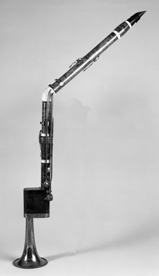 Corno di basseto clarinete de la época de Mozart. Clarinete clásico. Clariperu