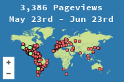 Locations of visitors to this page