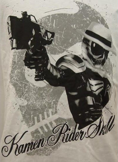 仮面ライダースカル ホワイトｔシャツ Windscale Collection 仮面ライダー衣装紹介