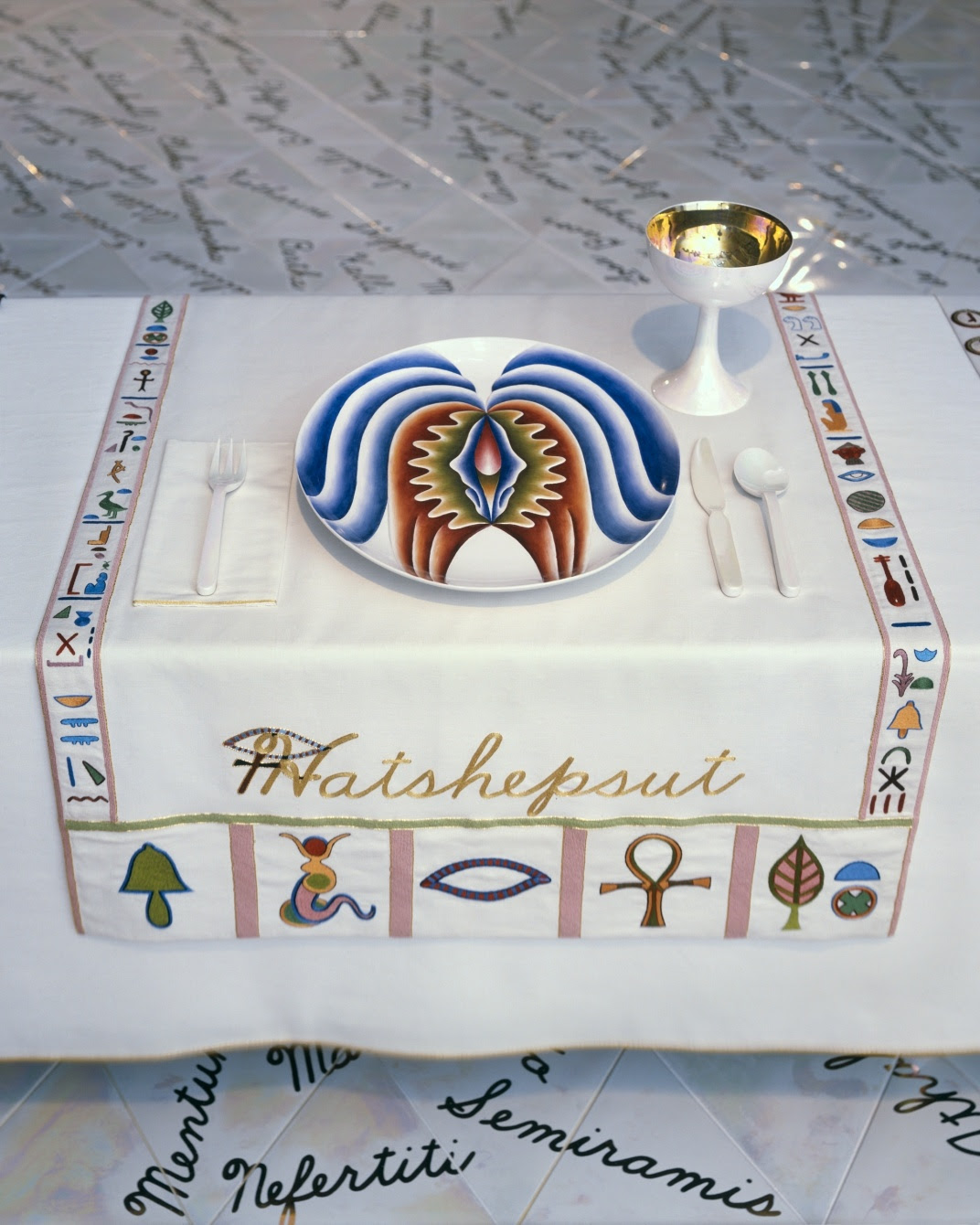 Dinner Party Chicago / Selected work « Judy Chicago : Boat charters, venues & event spaces.