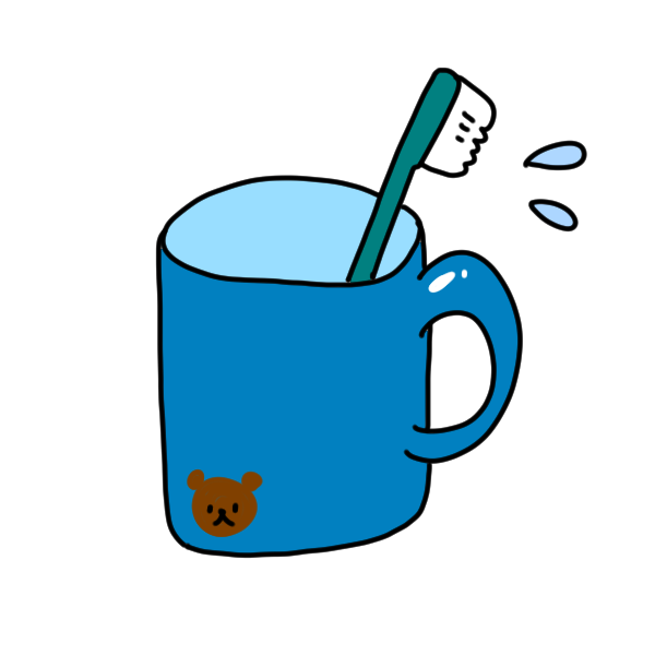 歯ブラシセット男の子のイラスト かわいいフリー素材が無料のイラストレイン