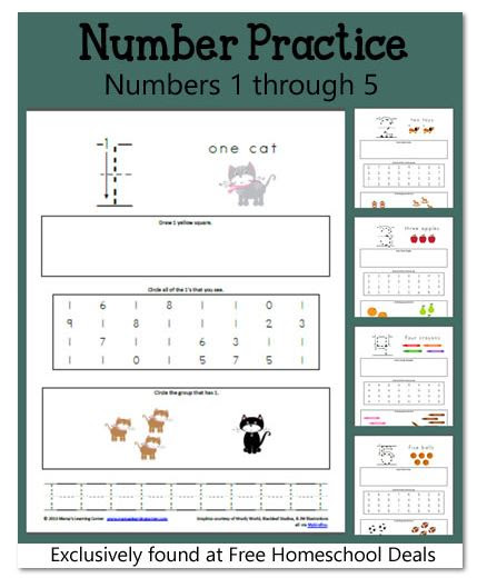 Where numbers 1 10 math worksheets