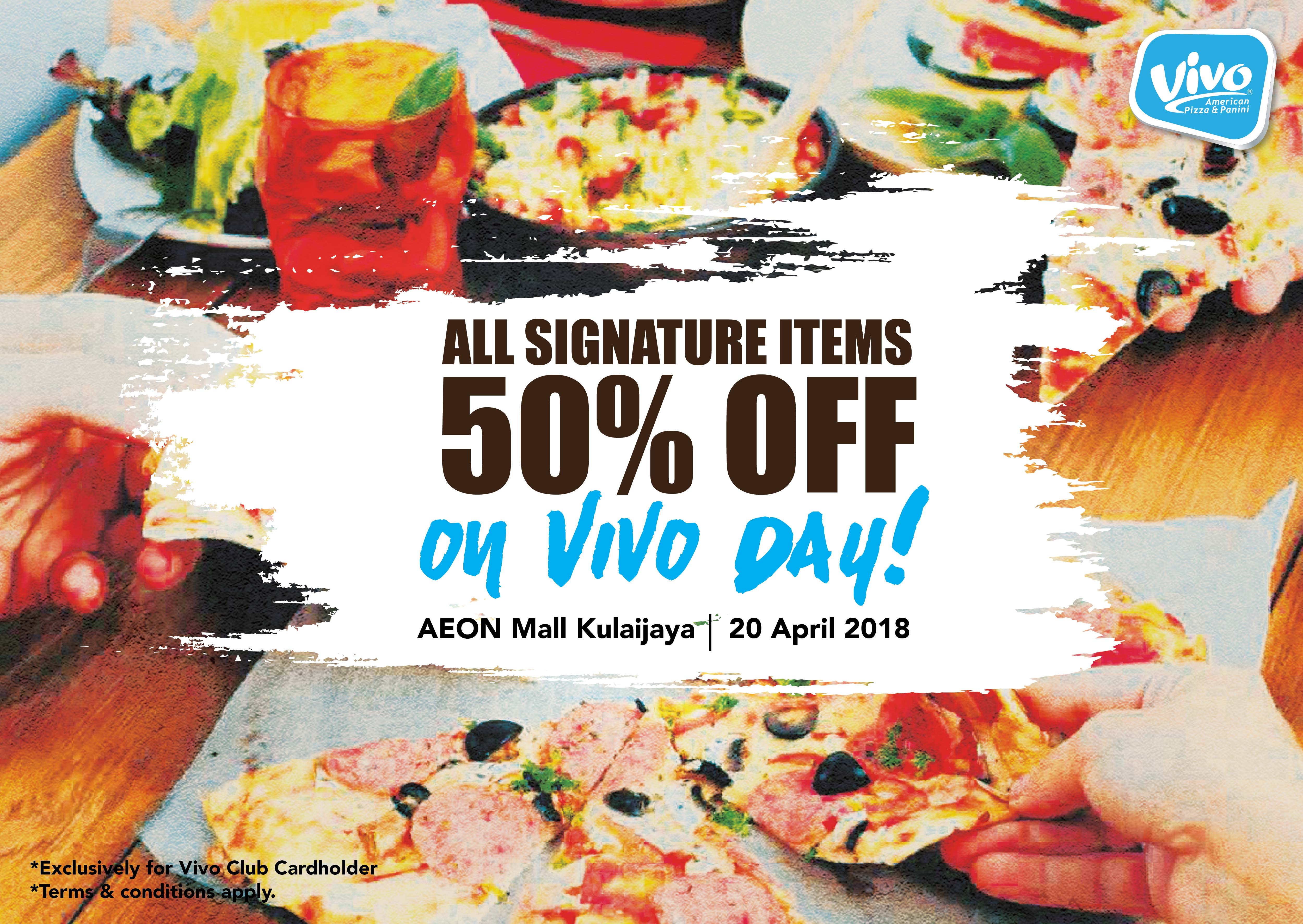 Vivo Day Vivo Pizza Aeon Mall Kulaijaya Vivo Pizza Malaysia