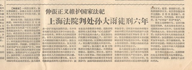 《文汇报》关于孙大雨报道的具体内容