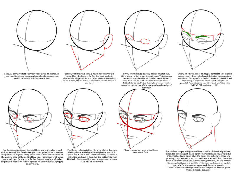 Male head tutorial by Seranalu on DeviantArt