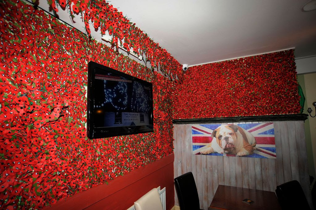 The Don Bar Poppy Wall
