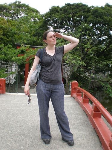 Lixie at Kamakura Shrine
