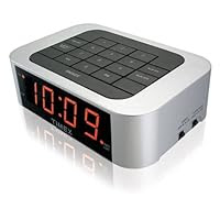 SDI TECHNOLOGIES T123S Simple Set Alarm Clock with LED Display