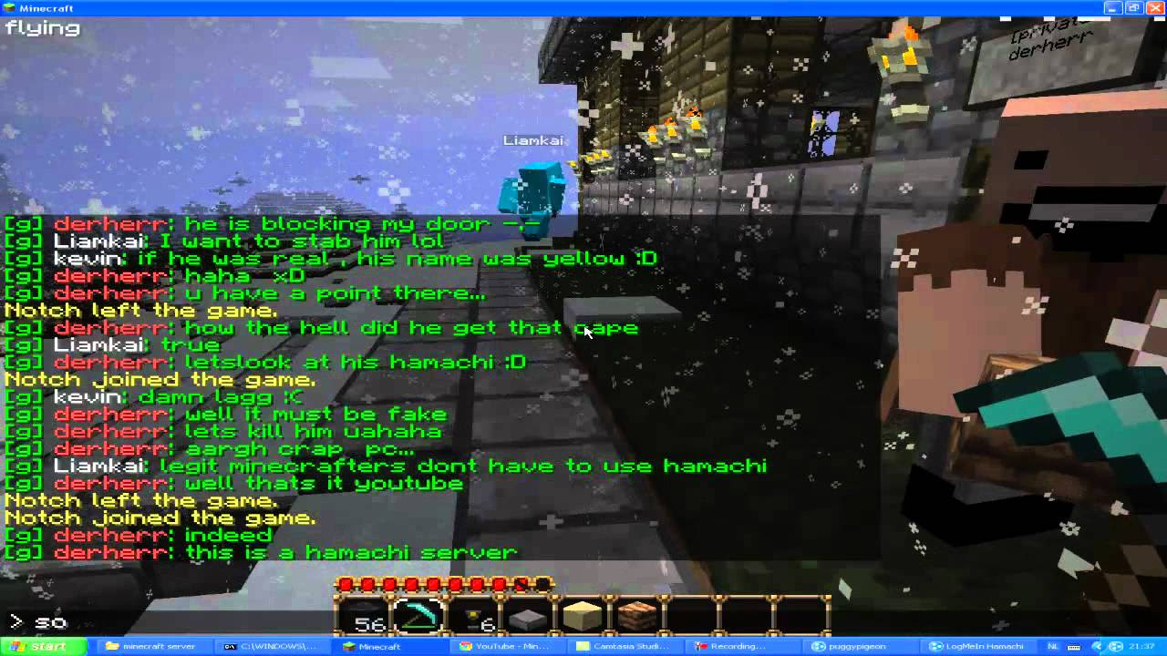 Minecraft fake, or real notch? - YouTube