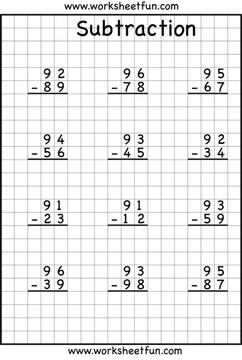 Refill grade 2 and grade 3 kids' cup of practice in borrowing from tens. addition with regrouping 2nd grade worksheets worksheetscity