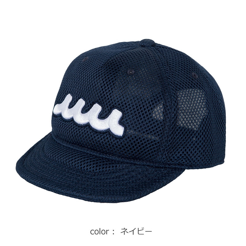 Waveメッシュキャップ ショートブリム 全2色 Muta Online Store ムータ公式オンラインストア