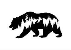 Download Free 313 Smoky Mountain Bear Svg SVG PNG EPS DXF File for Cricut, Silhouette and Other Machine