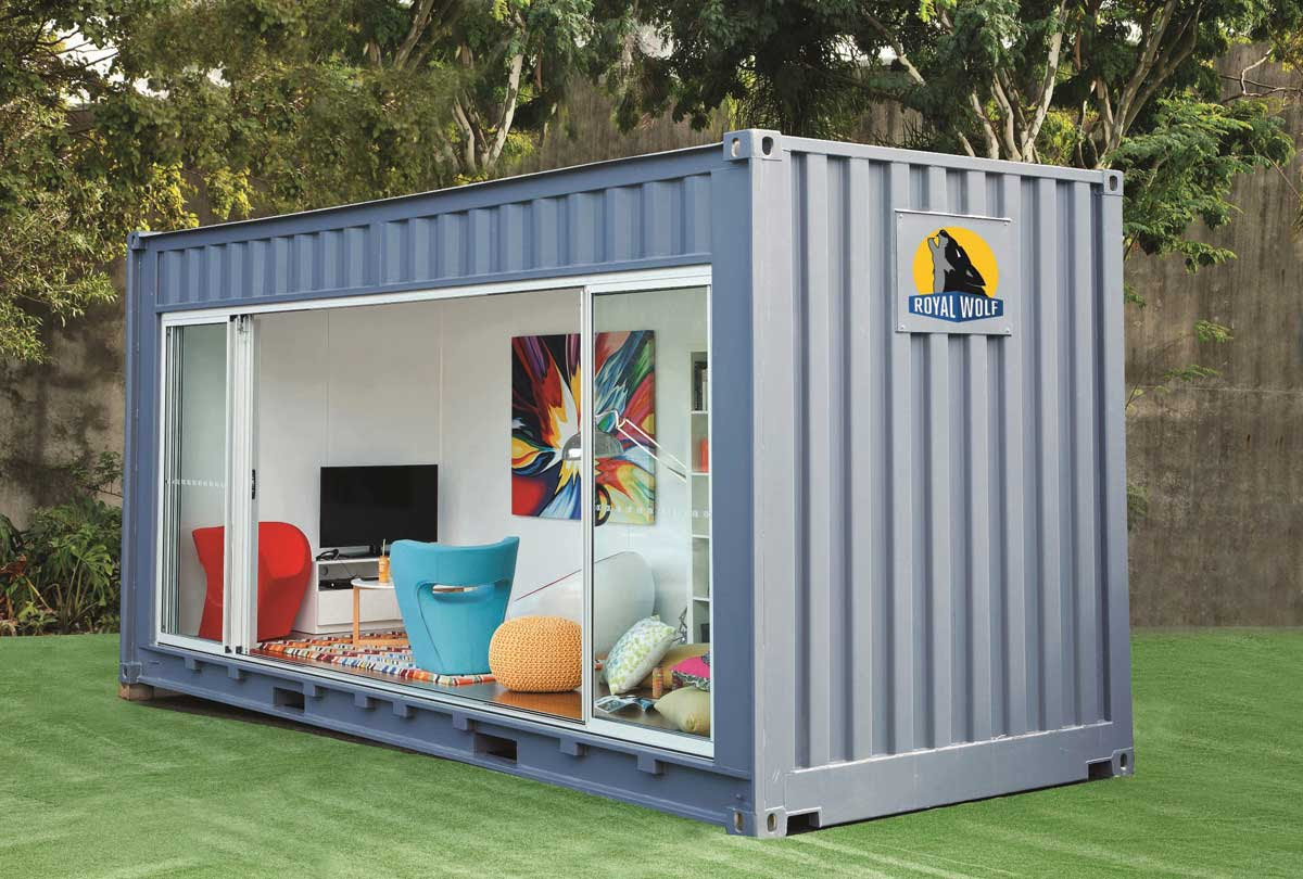 Royal Wolf Outdoor Room - Shipping Container Homes