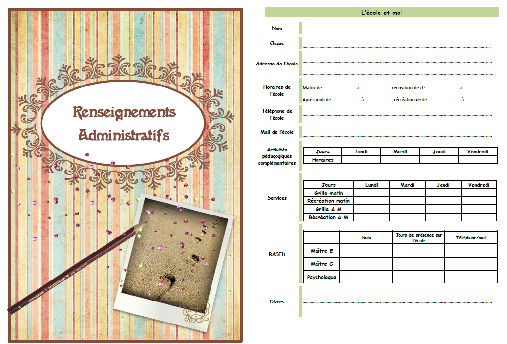 Journal De Bord Dix Mois