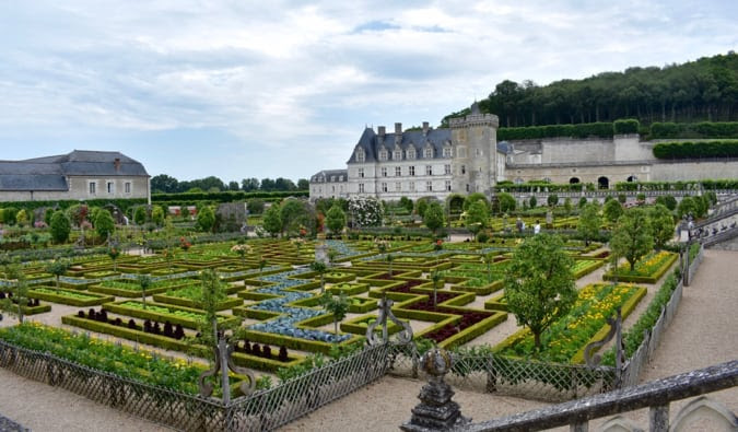 Villandry chateau in France