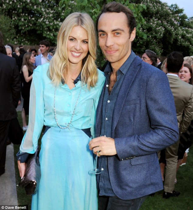 Slippery soap: Donna Air has allegedly got on the wrong side of her boyfriend James Middleton's mother Carole as she won't offer to help out after dinner