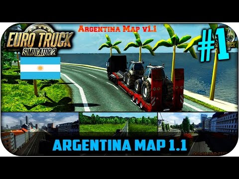 Argentina Map 1.1 | Euro truck simulator 2 | 1.16 | El comienzo 