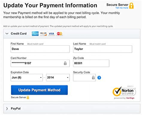 update  netflix payment method  dave taylor