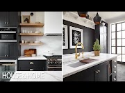 Updated Kitchen Makeover Black Brass, most update!